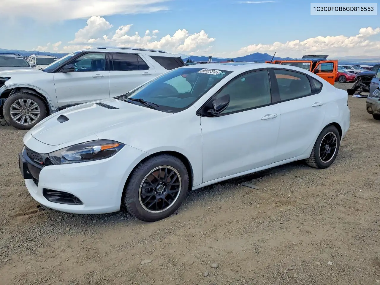 2016 Dodge Dart Gt Sport VIN: 1C3CDFGB6GD816553 Lot: 60927516