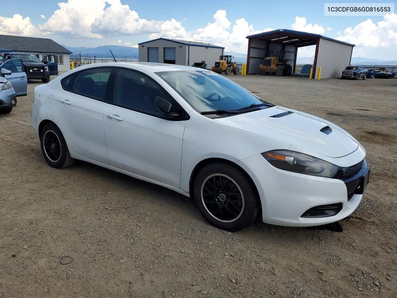 2016 Dodge Dart Gt Sport VIN: 1C3CDFGB6GD816553 Lot: 60927516