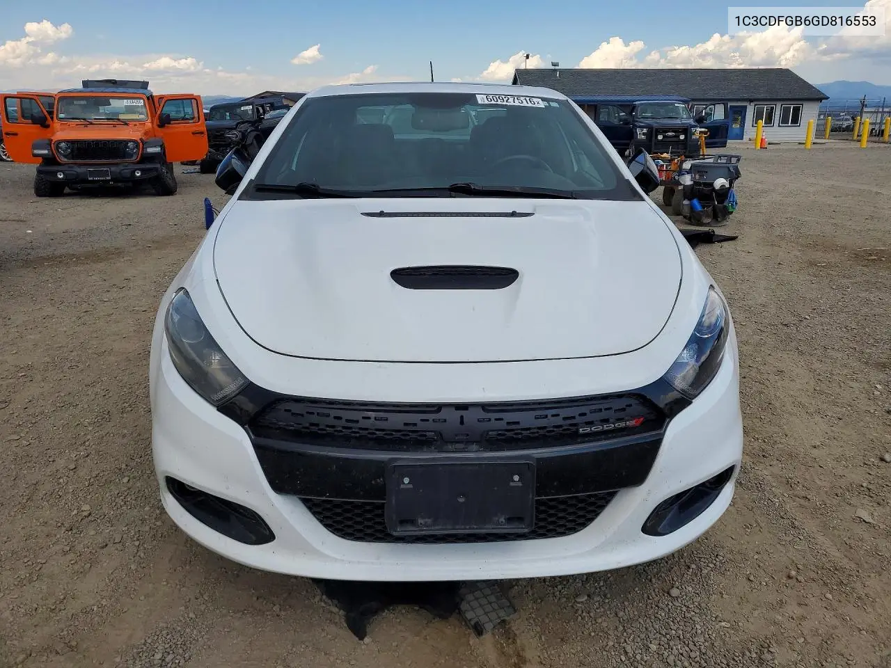 2016 Dodge Dart Gt Sport VIN: 1C3CDFGB6GD816553 Lot: 60927516