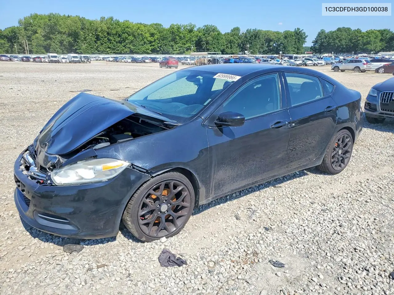 2016 Dodge Dart Se Aero VIN: 1C3CDFDH3GD100038 Lot: 60999966