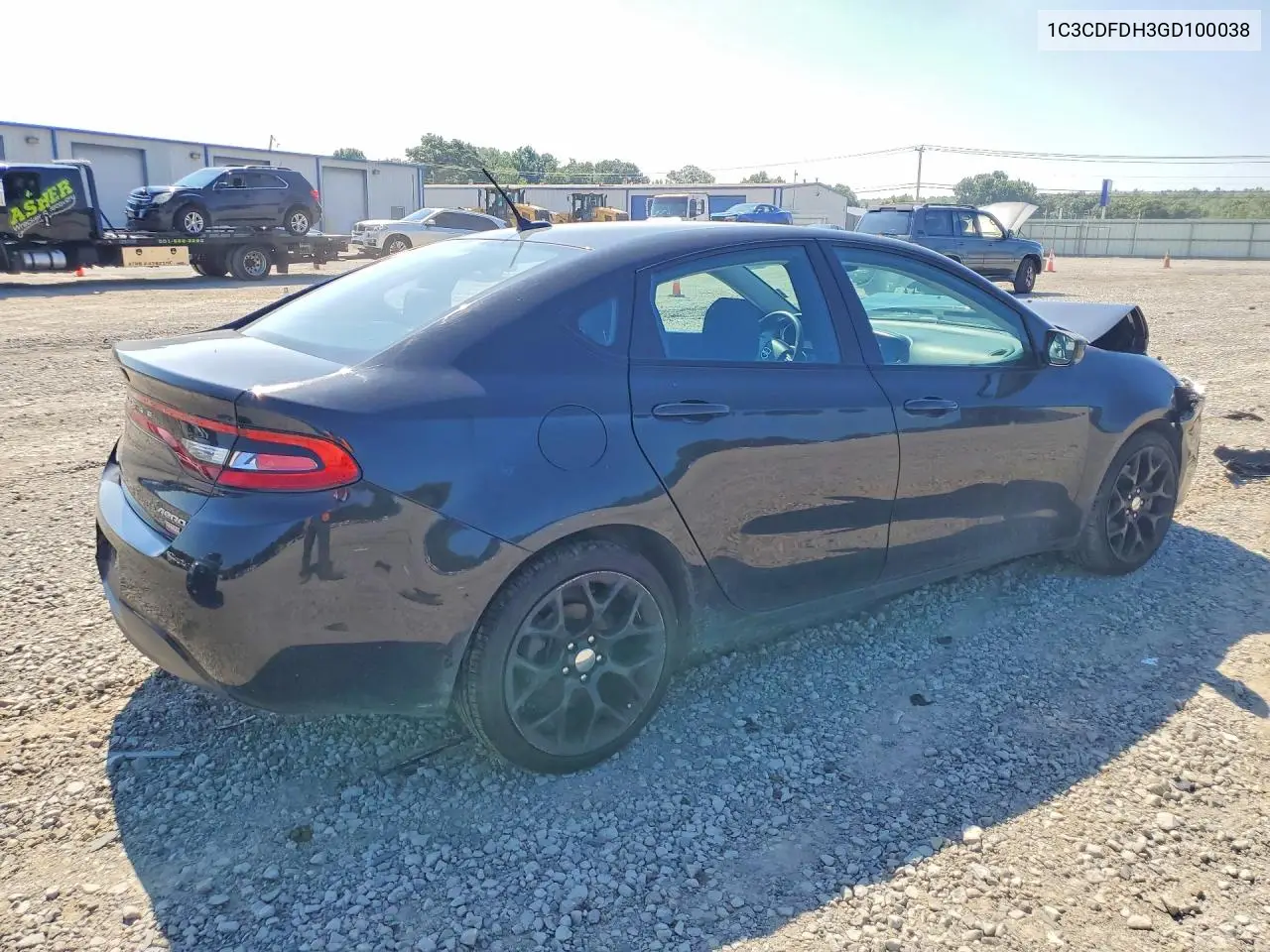 2016 Dodge Dart Se Aero VIN: 1C3CDFDH3GD100038 Lot: 60999966