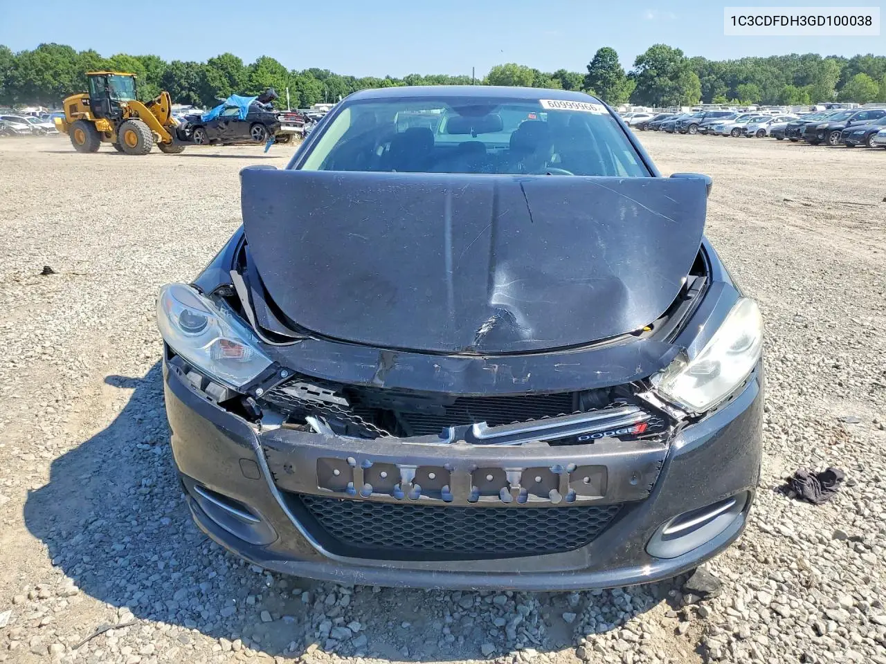 2016 Dodge Dart Se Aero VIN: 1C3CDFDH3GD100038 Lot: 60999966