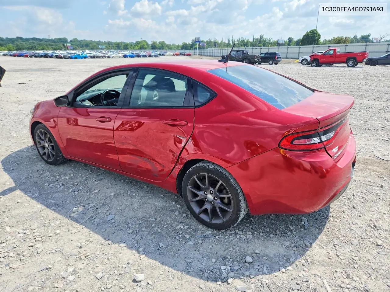 2016 Dodge Dart Sxt Sport VIN: 1C3CDFFA4GD791693 Lot: 61017996