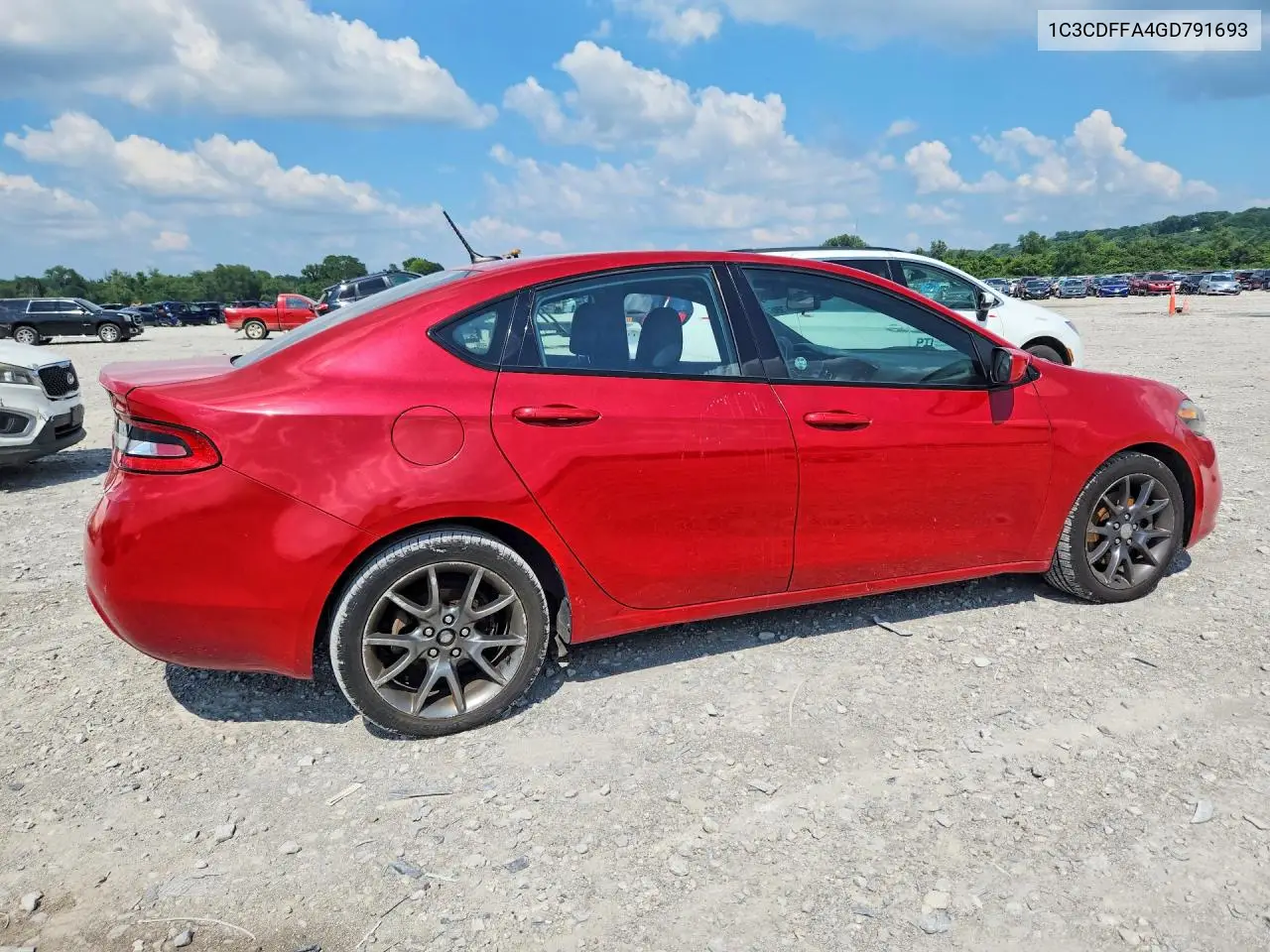 2016 Dodge Dart Sxt Sport VIN: 1C3CDFFA4GD791693 Lot: 61017996