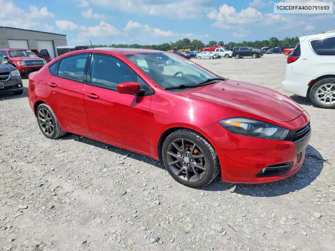 2016 Dodge Dart Sxt Sport VIN: 1C3CDFFA4GD791693 Lot: 61017996