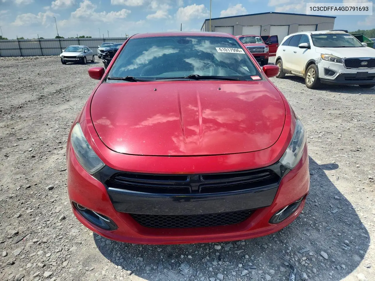 2016 Dodge Dart Sxt Sport VIN: 1C3CDFFA4GD791693 Lot: 61017996