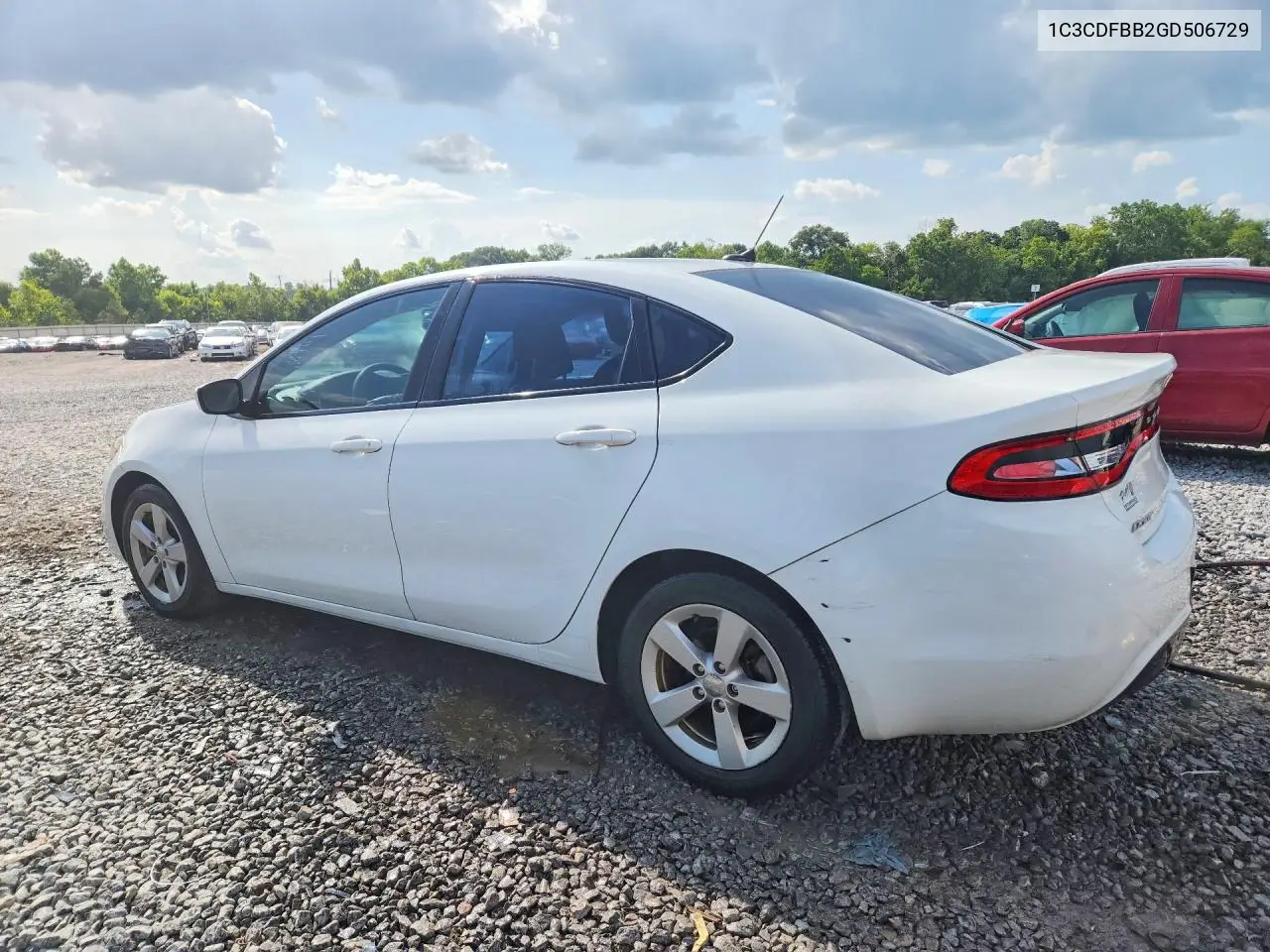 2016 Dodge Dart Sxt VIN: 1C3CDFBB2GD506729 Lot: 61062086