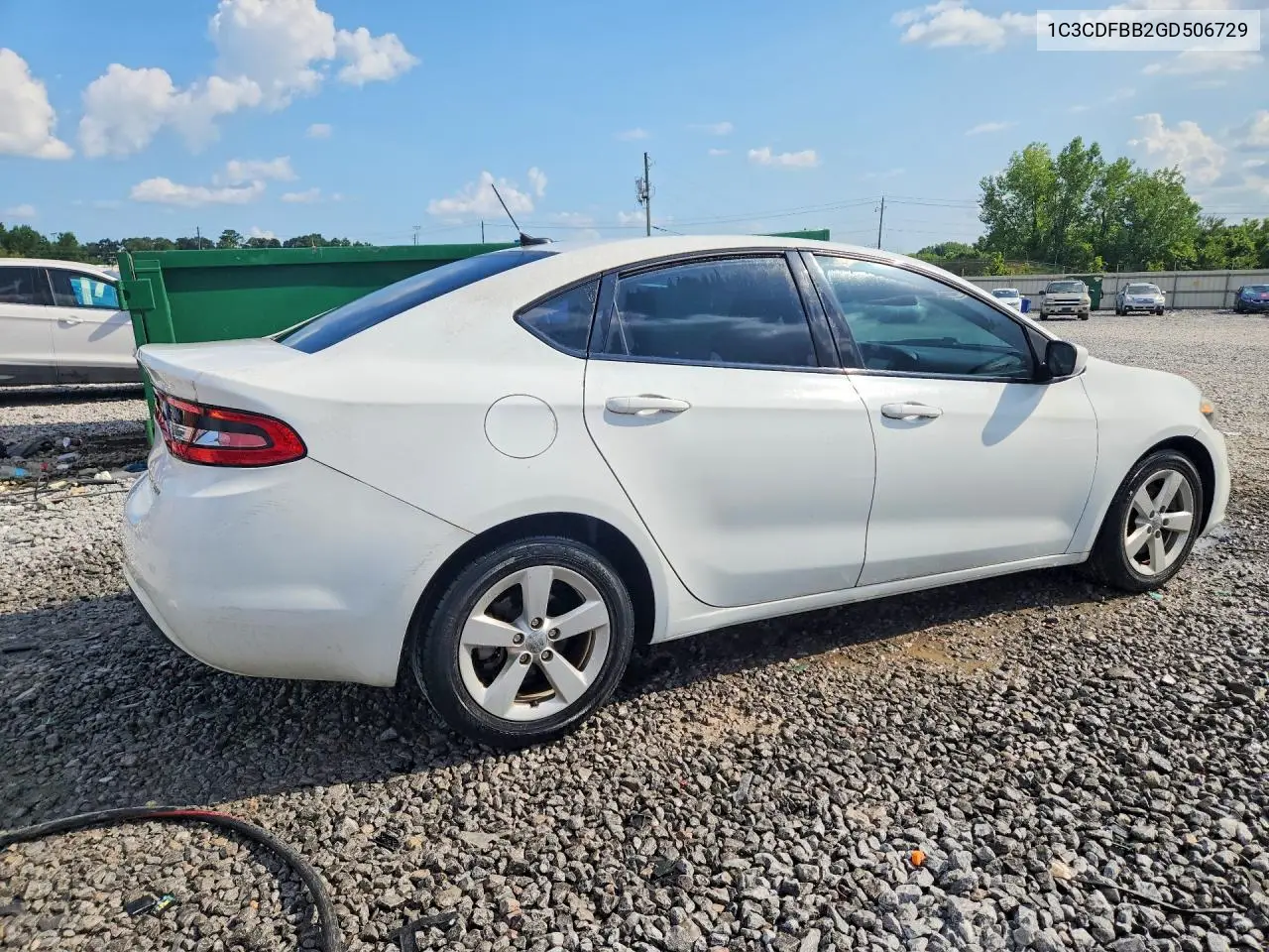 2016 Dodge Dart Sxt VIN: 1C3CDFBB2GD506729 Lot: 61062086