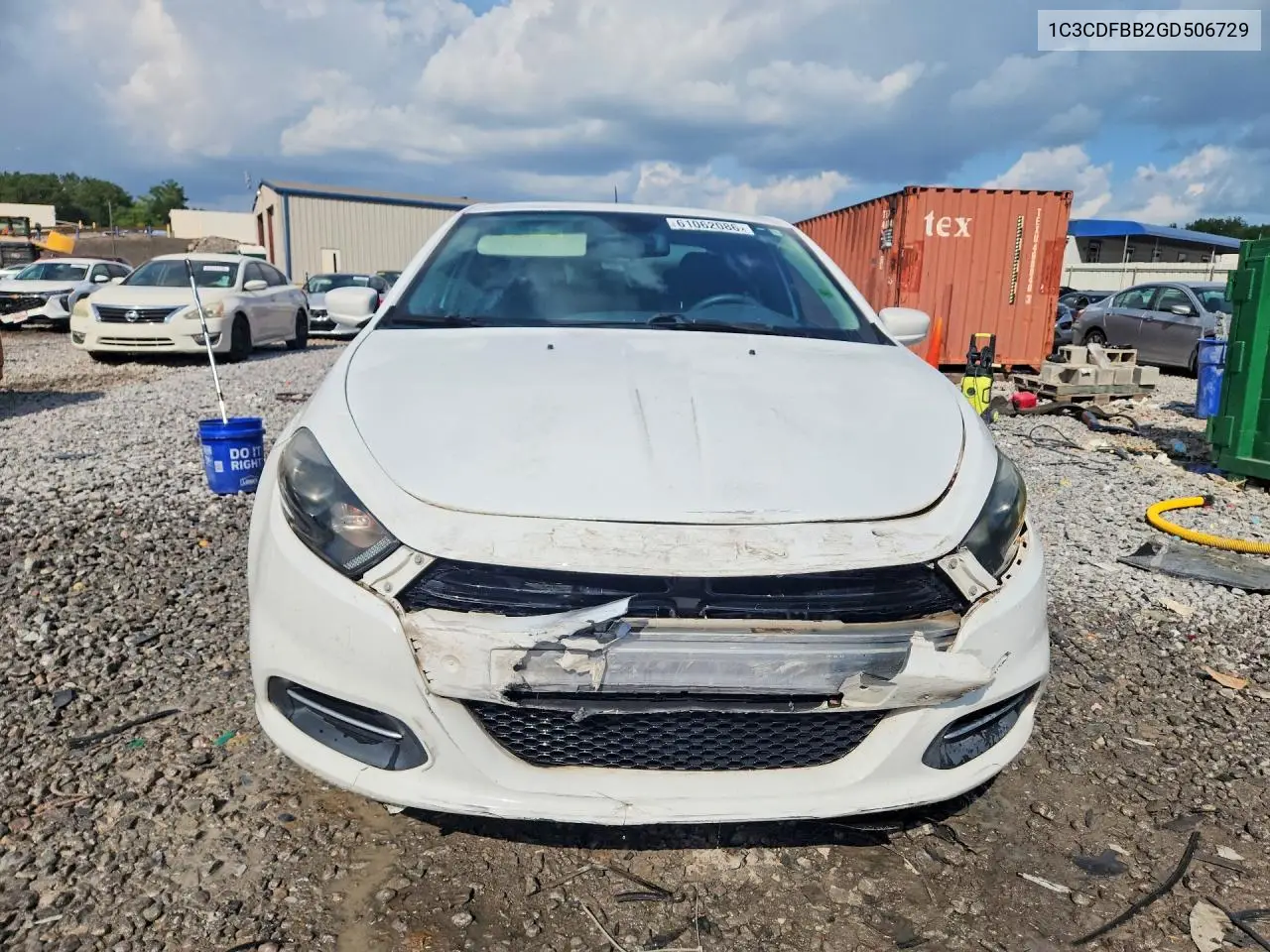 2016 Dodge Dart Sxt VIN: 1C3CDFBB2GD506729 Lot: 61062086