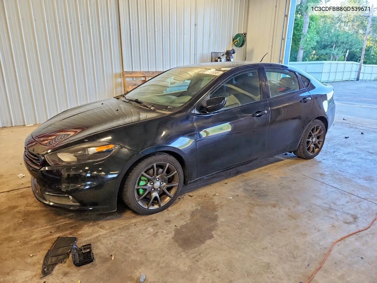 2016 Dodge Dart Sxt VIN: 1C3CDFBB8GD539671 Lot: 61091656
