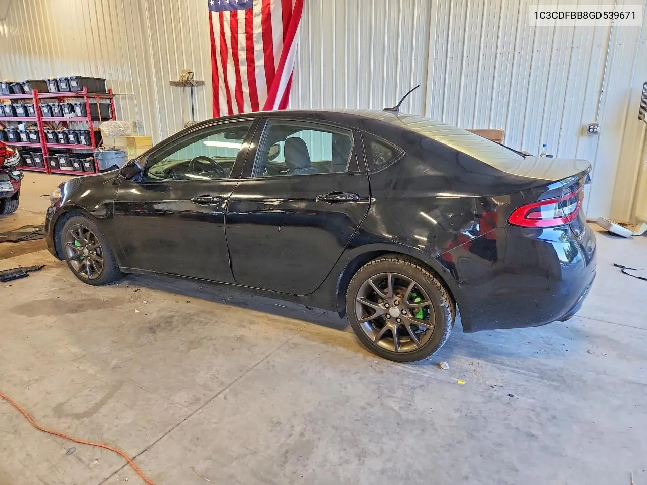 2016 Dodge Dart Sxt VIN: 1C3CDFBB8GD539671 Lot: 61091656