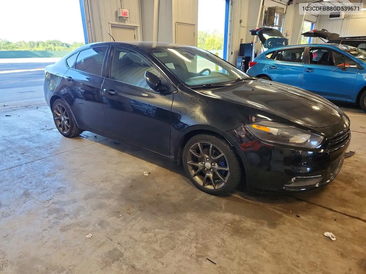 2016 Dodge Dart Sxt VIN: 1C3CDFBB8GD539671 Lot: 61091656