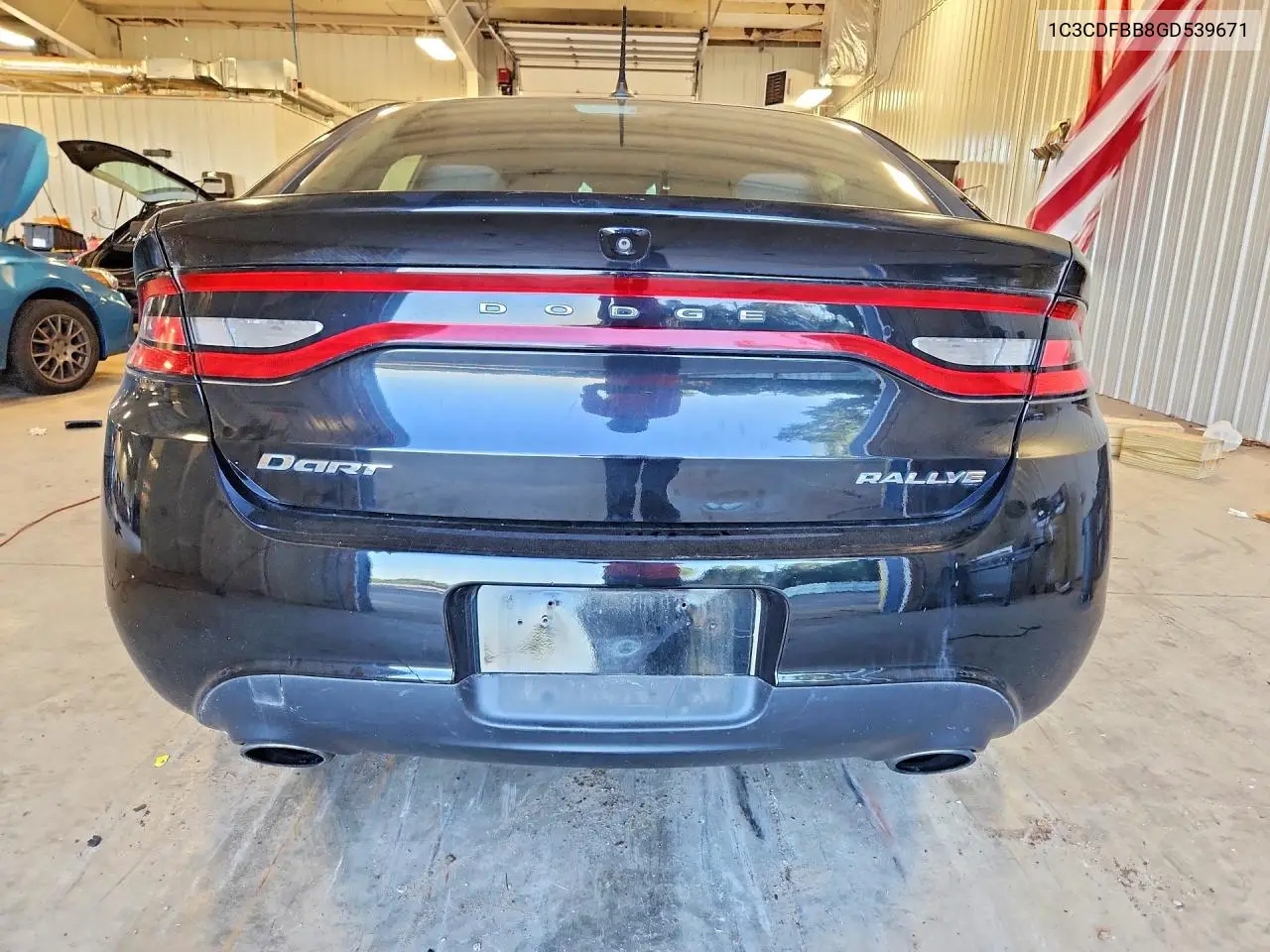 2016 Dodge Dart Sxt VIN: 1C3CDFBB8GD539671 Lot: 61091656