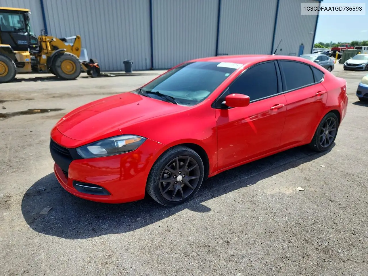 2016 Dodge Dart Se VIN: 1C3CDFAA1GD736593 Lot: 61117576