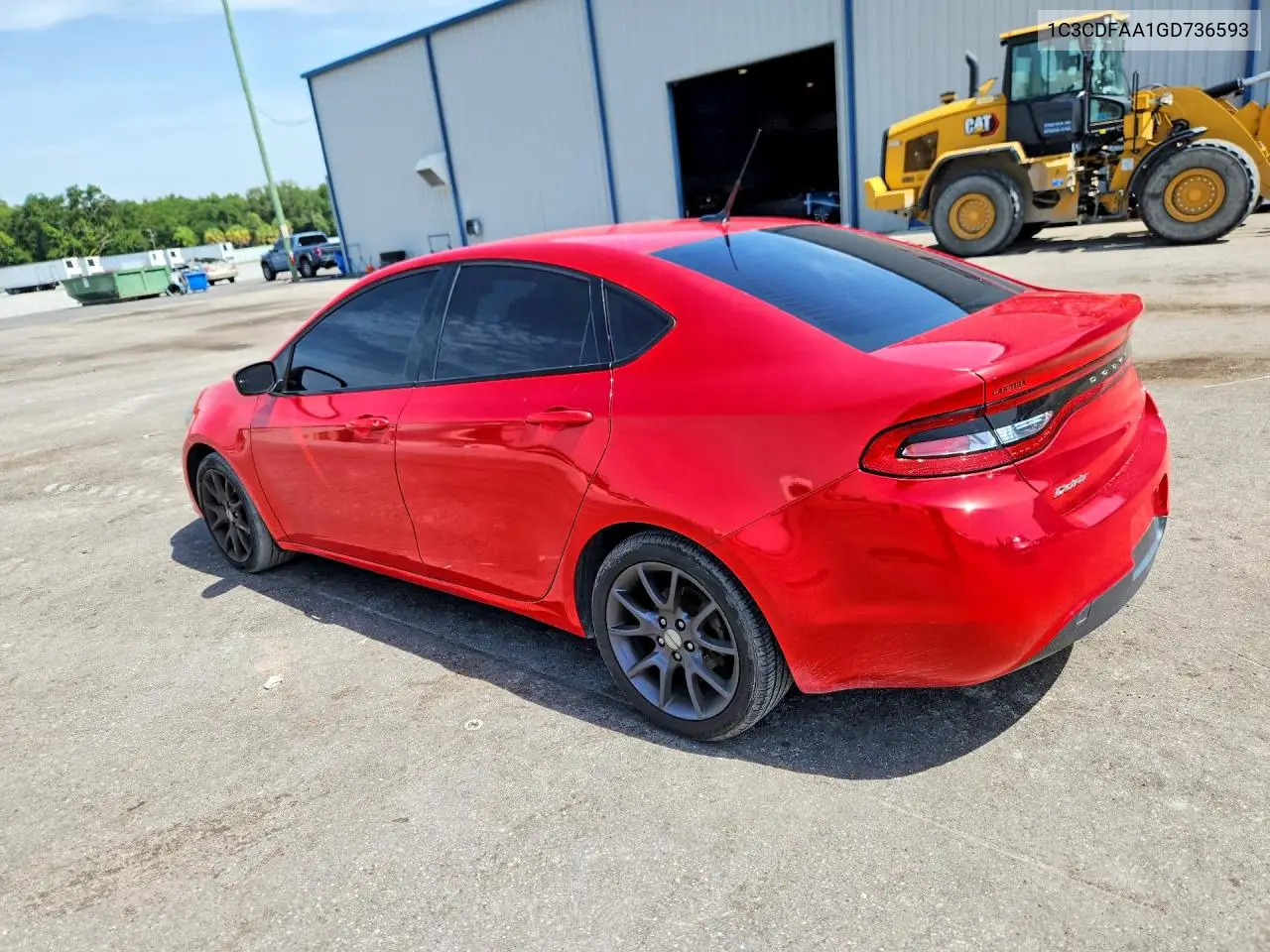 2016 Dodge Dart Se VIN: 1C3CDFAA1GD736593 Lot: 61117576