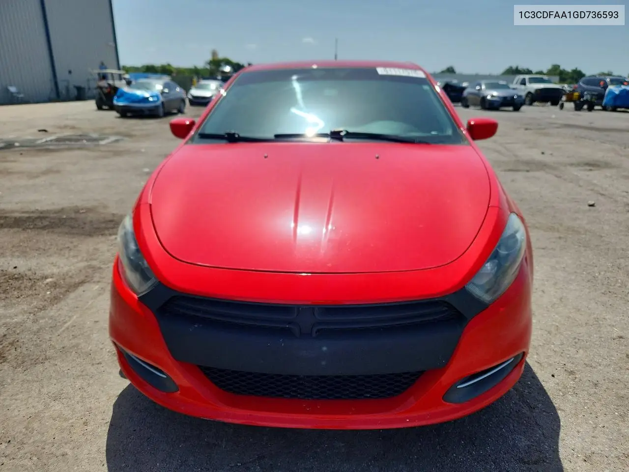 2016 Dodge Dart Se VIN: 1C3CDFAA1GD736593 Lot: 61117576