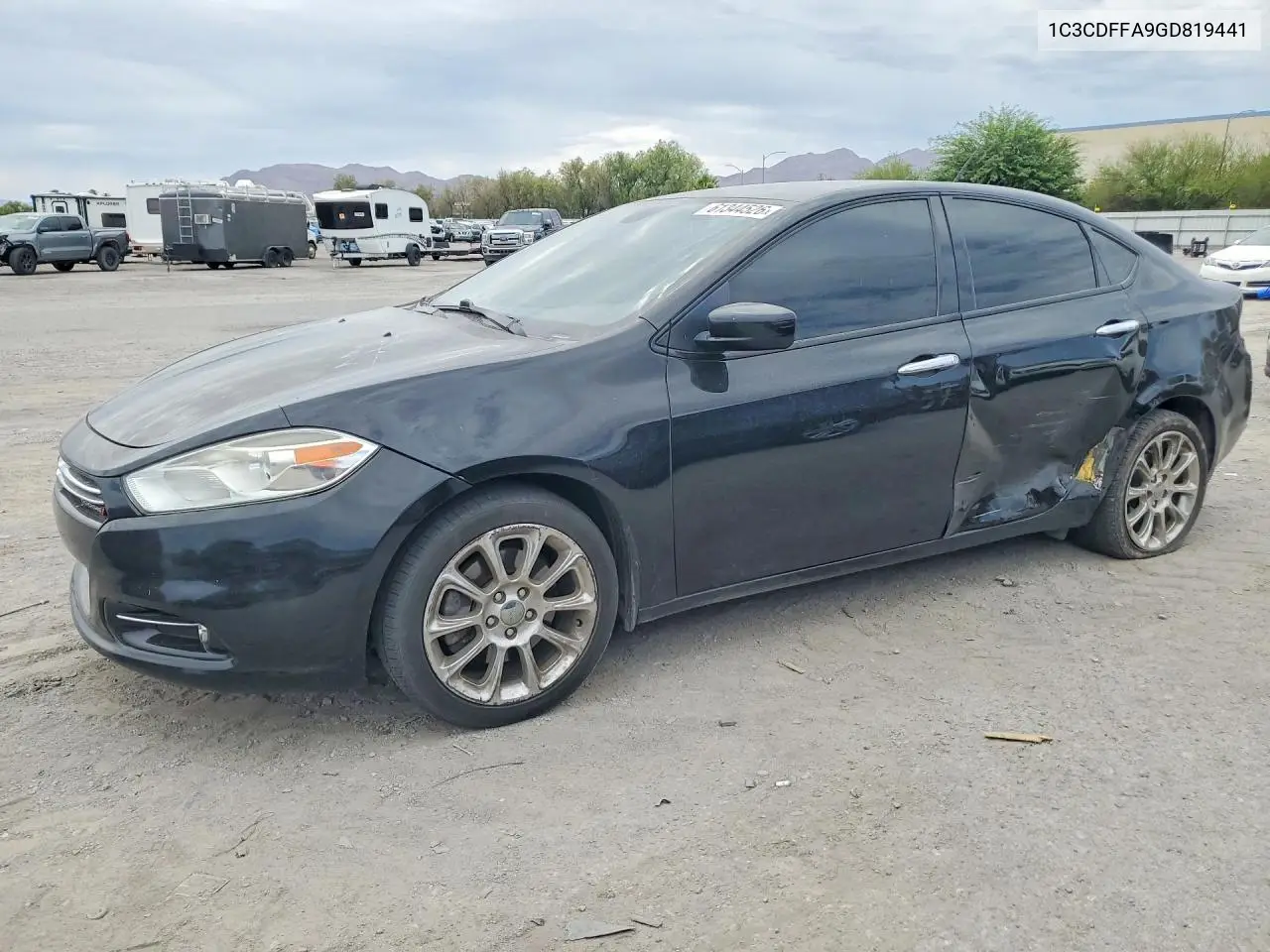 2016 Dodge Dart Sxt Sport VIN: 1C3CDFFA9GD819441 Lot: 61344526