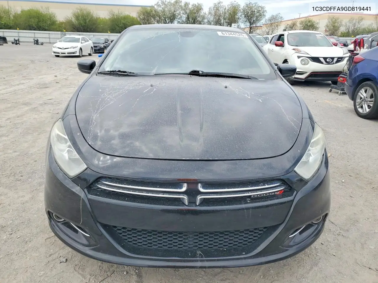 2016 Dodge Dart Sxt Sport VIN: 1C3CDFFA9GD819441 Lot: 61344526