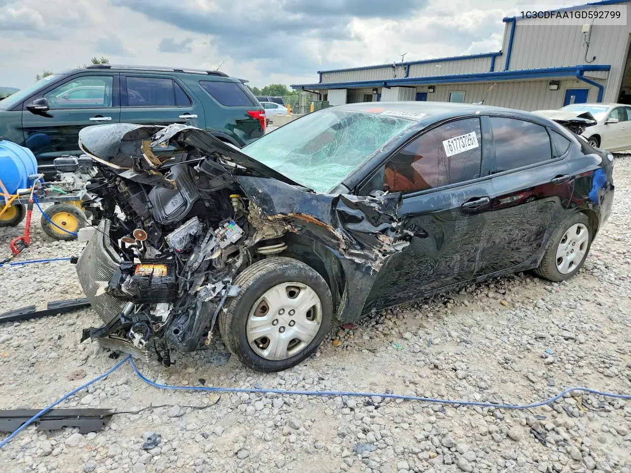 1C3CDFAA1GD592799 2016 Dodge Dart Se