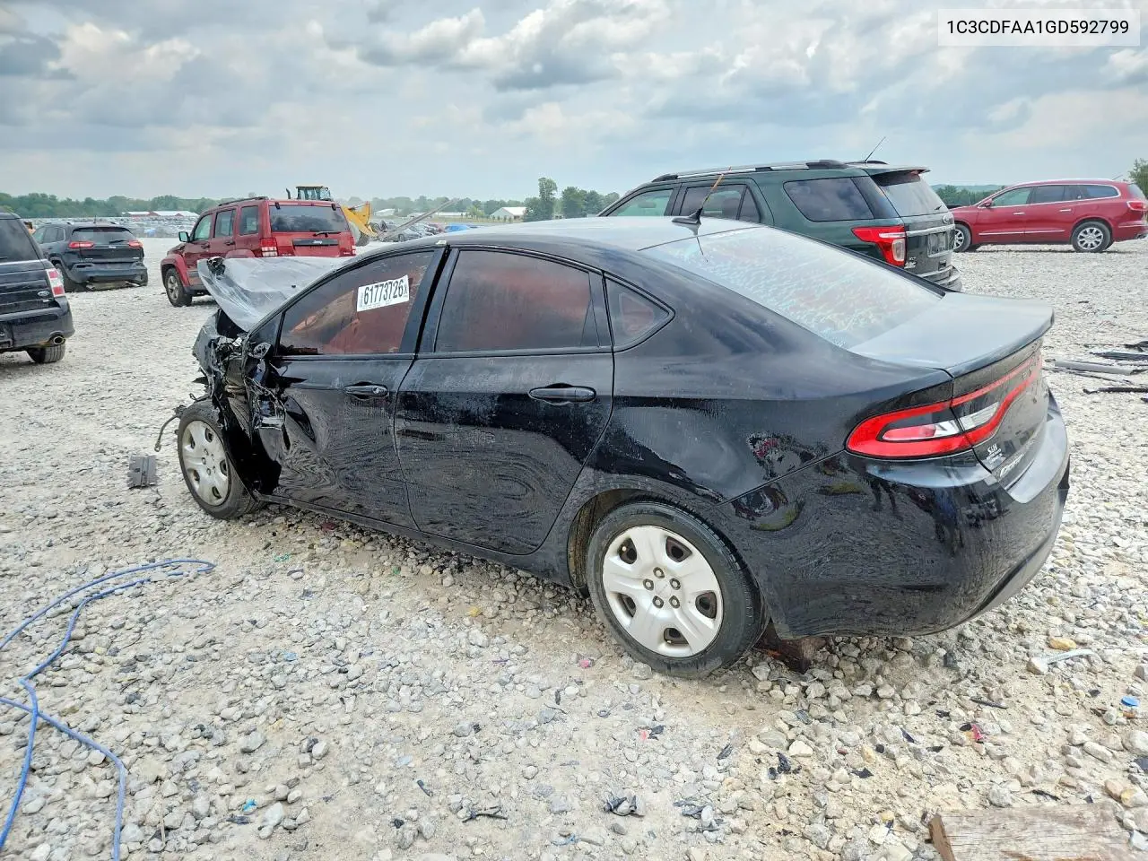 1C3CDFAA1GD592799 2016 Dodge Dart Se