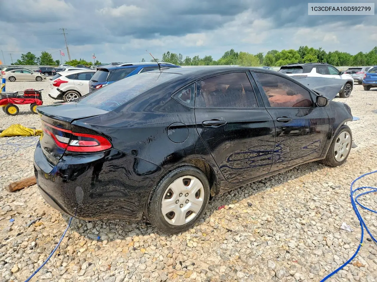 1C3CDFAA1GD592799 2016 Dodge Dart Se