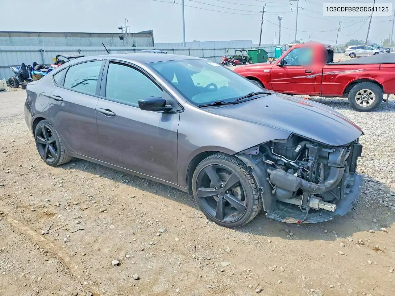 2016 Dodge Dart Sxt VIN: 1C3CDFBB2GD541125 Lot: 61775146