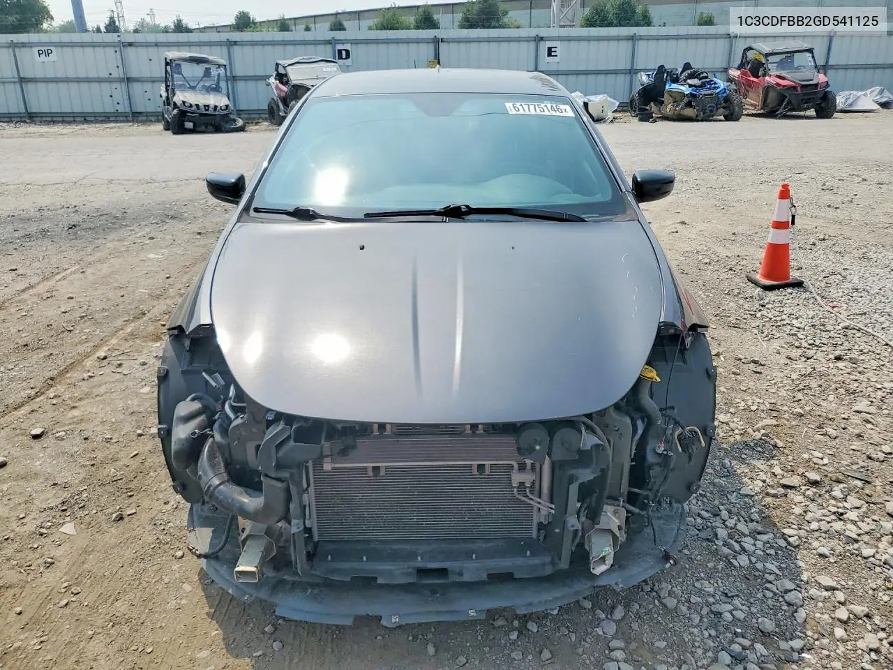 2016 Dodge Dart Sxt VIN: 1C3CDFBB2GD541125 Lot: 61775146