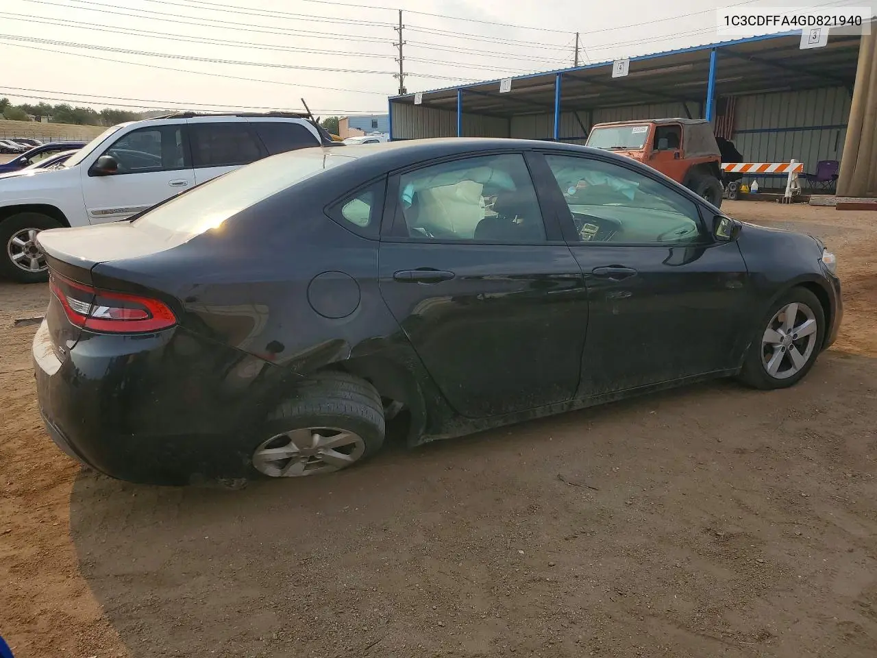 2016 Dodge Dart Sxt Sport VIN: 1C3CDFFA4GD821940 Lot: 85609195