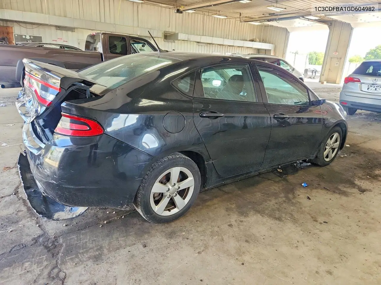 2016 Dodge Dart Sxt VIN: 1C3CDFBA1GD604982 Lot: 85773055