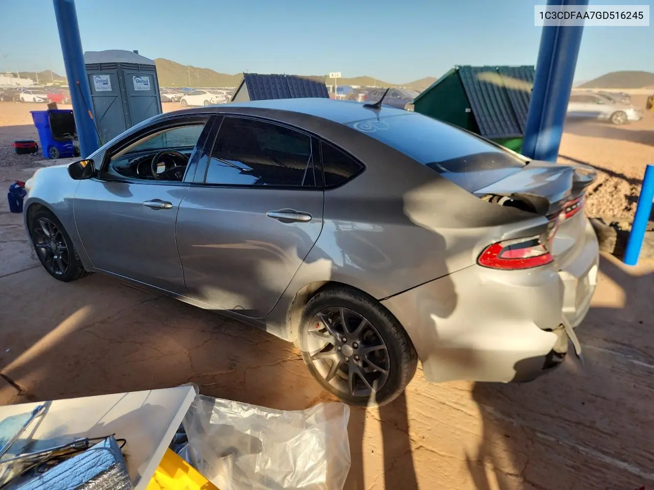 1C3CDFAA7GD516245 2016 Dodge Dart Se