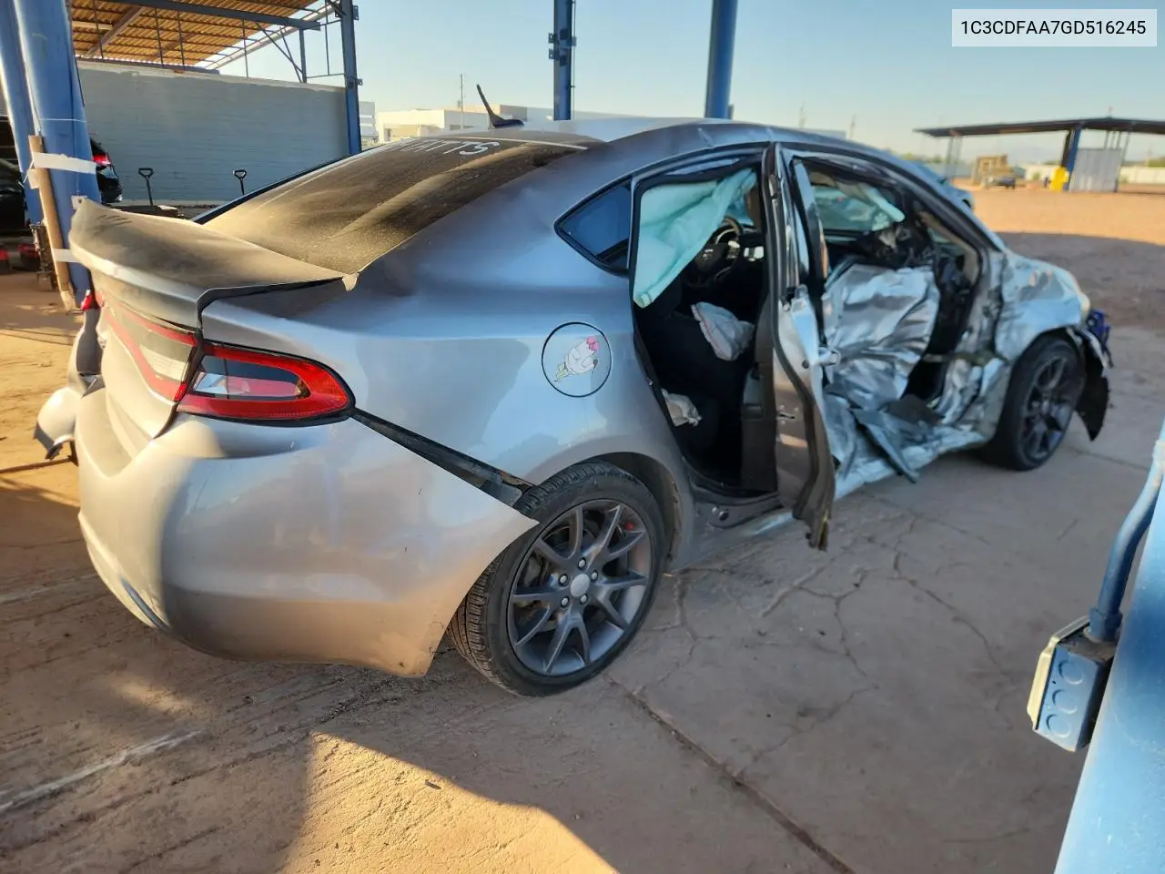 1C3CDFAA7GD516245 2016 Dodge Dart Se