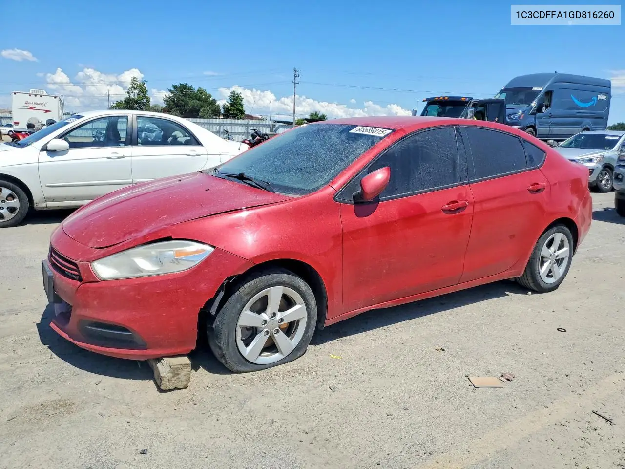 2016 Dodge Dart Sxt Sport VIN: 1C3CDFFA1GD816260 Lot: 95589015