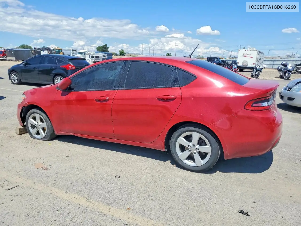 2016 Dodge Dart Sxt Sport VIN: 1C3CDFFA1GD816260 Lot: 95589015