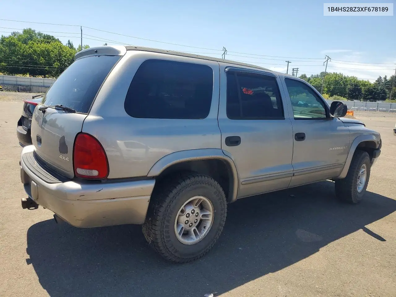 1999 Dodge Durango VIN: 1B4HS28Z3XF678189 Lot: 59220126