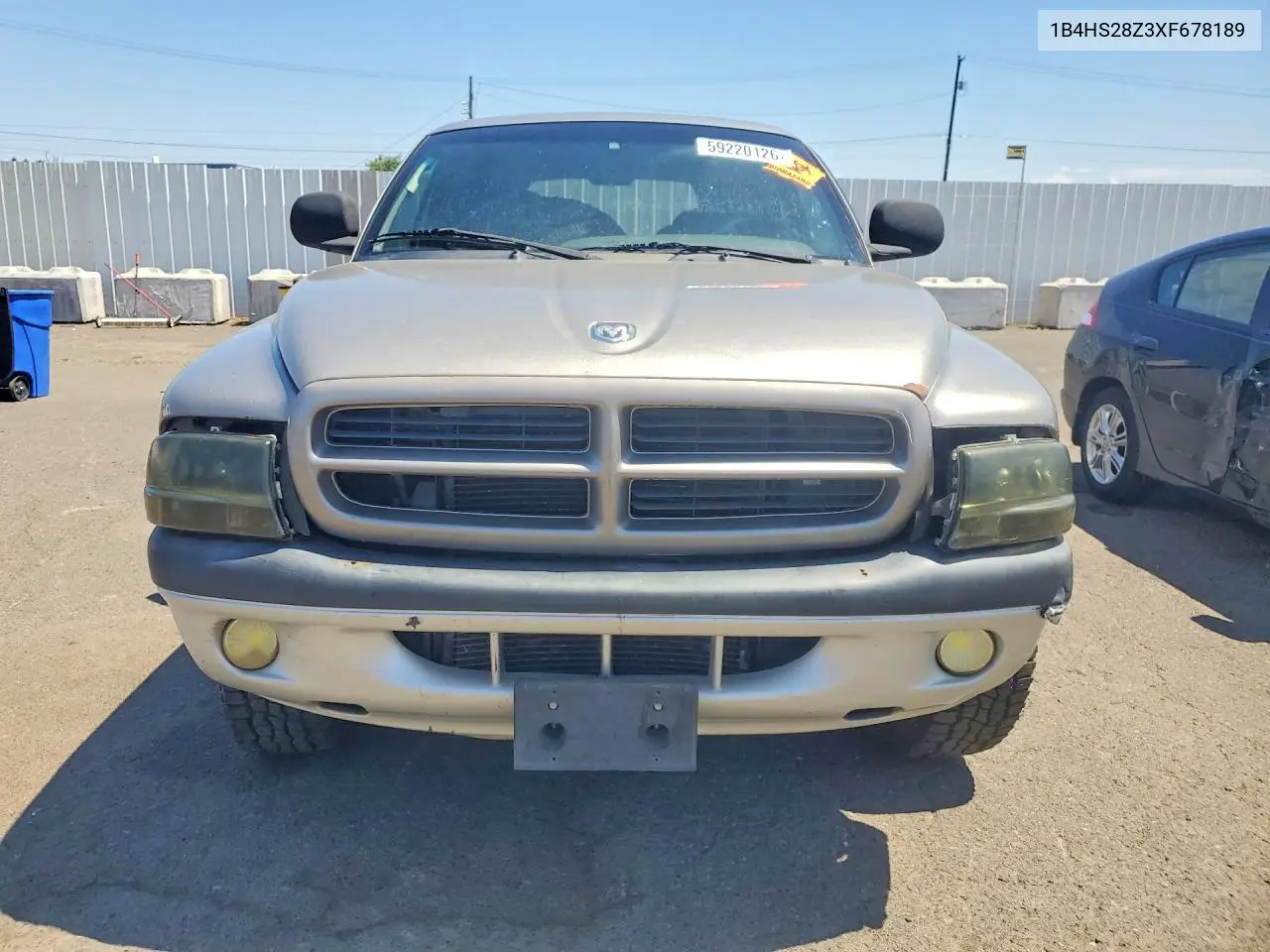 1999 Dodge Durango VIN: 1B4HS28Z3XF678189 Lot: 59220126