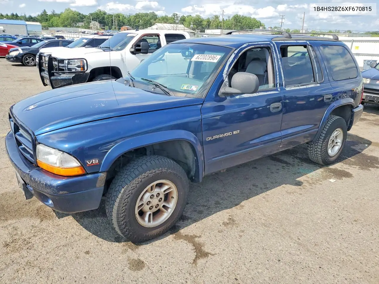 1999 Dodge Durango VIN: 1B4HS28Z6XF670815 Lot: 62202896