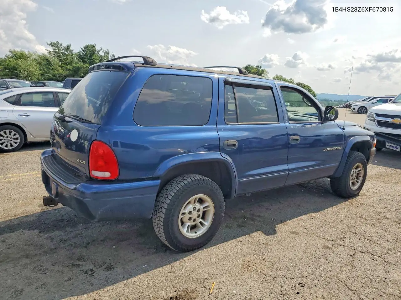 1999 Dodge Durango VIN: 1B4HS28Z6XF670815 Lot: 62202896