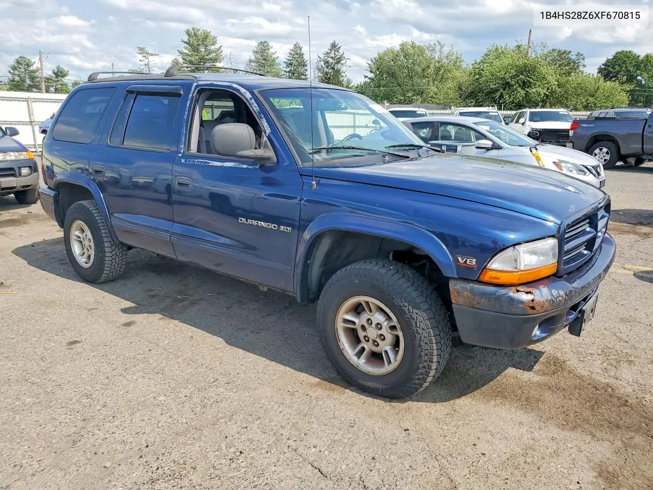 1999 Dodge Durango VIN: 1B4HS28Z6XF670815 Lot: 62202896