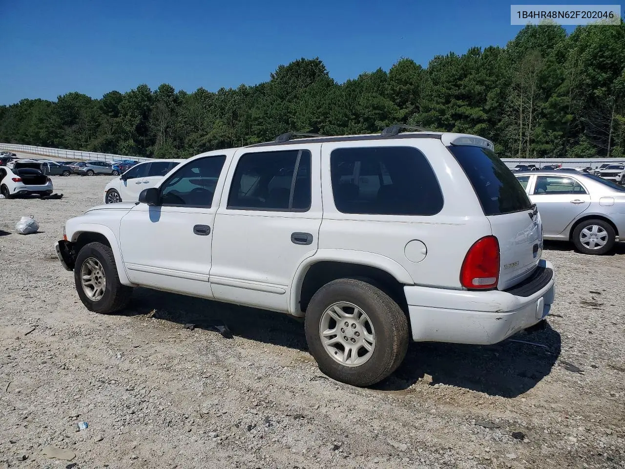 2002 Dodge Durango Slt VIN: 1B4HR48N62F202046 Lot: 61059566