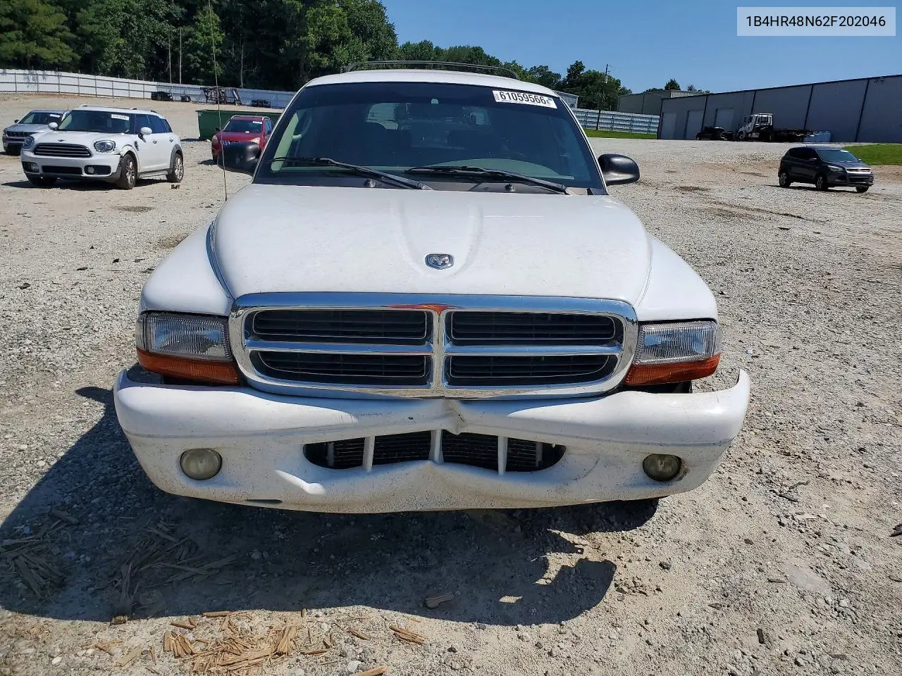 2002 Dodge Durango Slt VIN: 1B4HR48N62F202046 Lot: 61059566