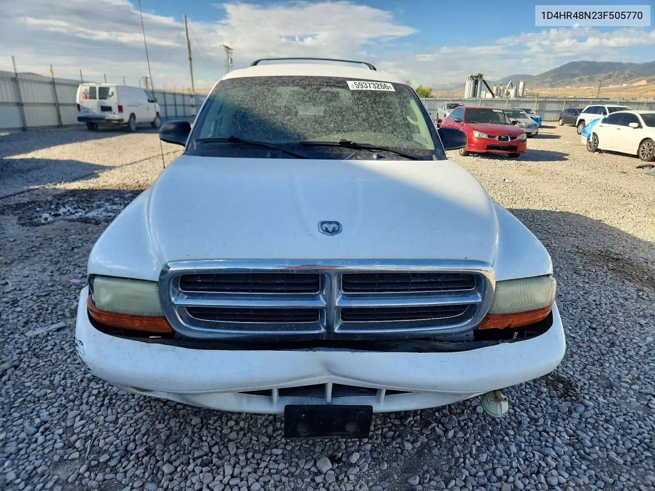 2003 Dodge Durango Slt VIN: 1D4HR48N23F505770 Lot: 59373266