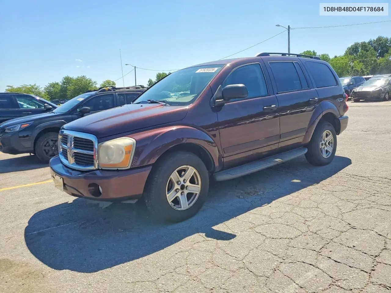 2004 Dodge Durango Slt VIN: 1D8HB48D04F178684 Lot: 57820326