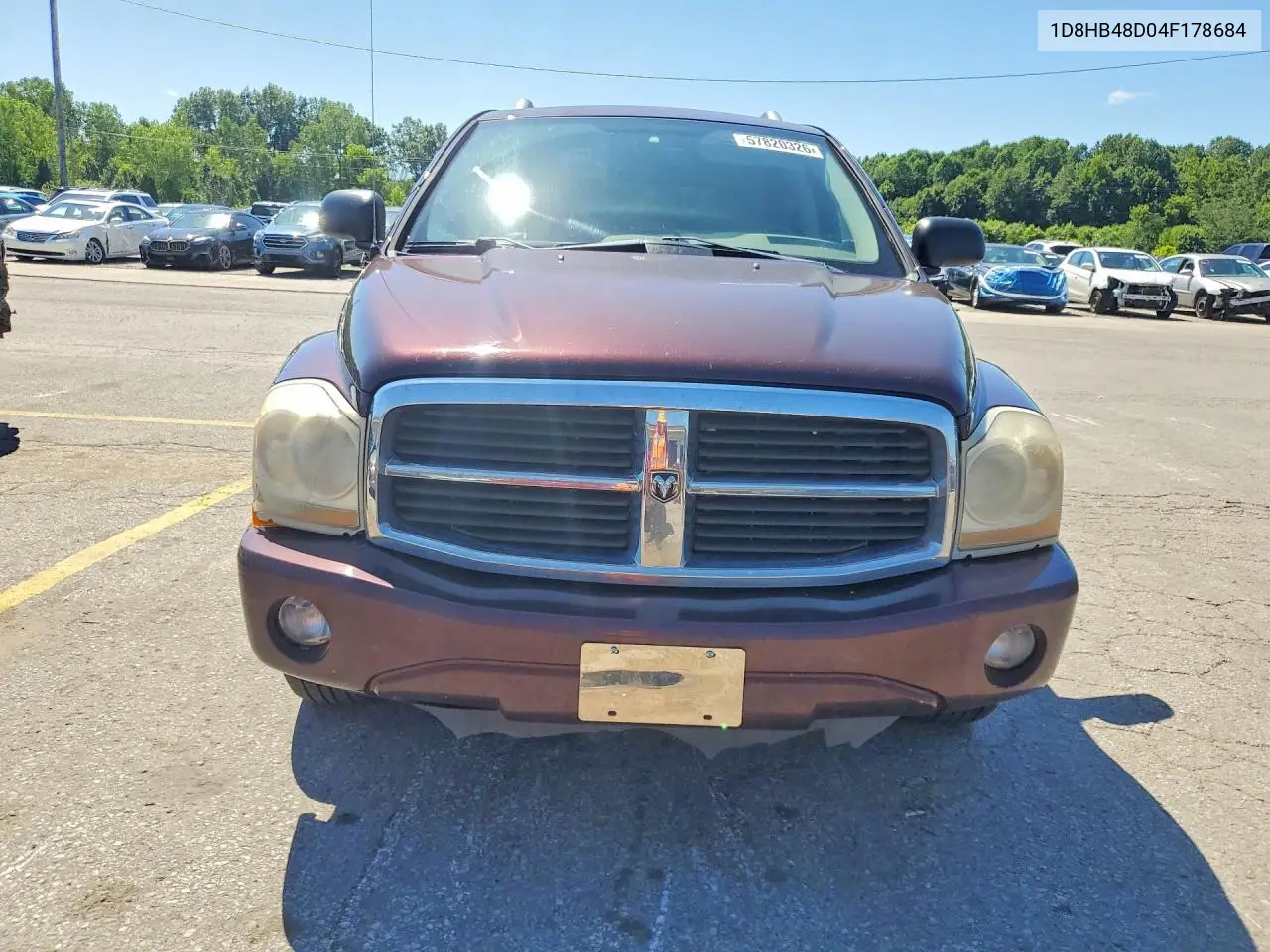 2004 Dodge Durango Slt VIN: 1D8HB48D04F178684 Lot: 57820326