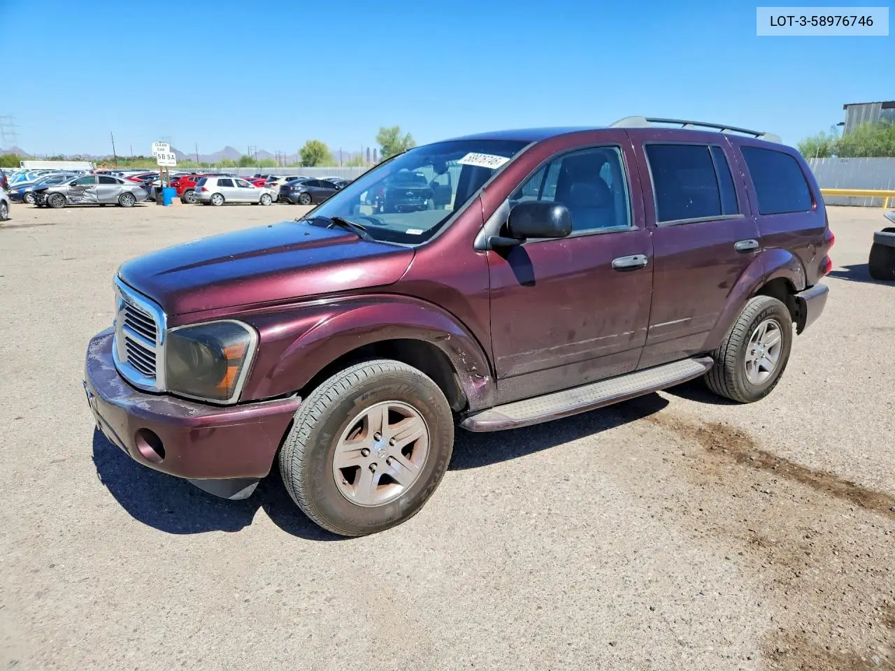 2005 Dodge Durango Limited VIN: 1D4HD58D15F547376 Lot: 58976746