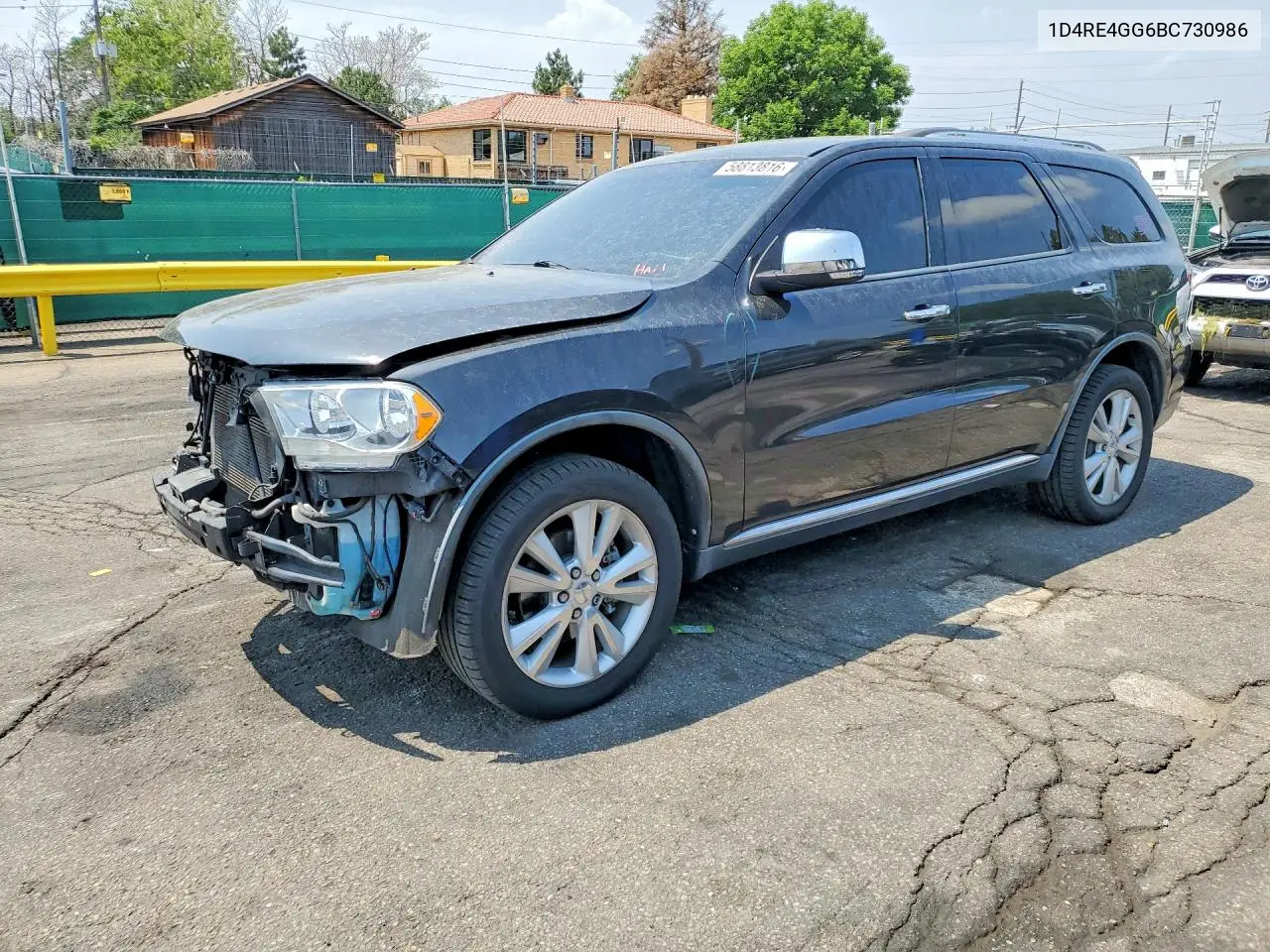 2011 Dodge Durango Crew VIN: 1D4RE4GG6BC730986 Lot: 58813816