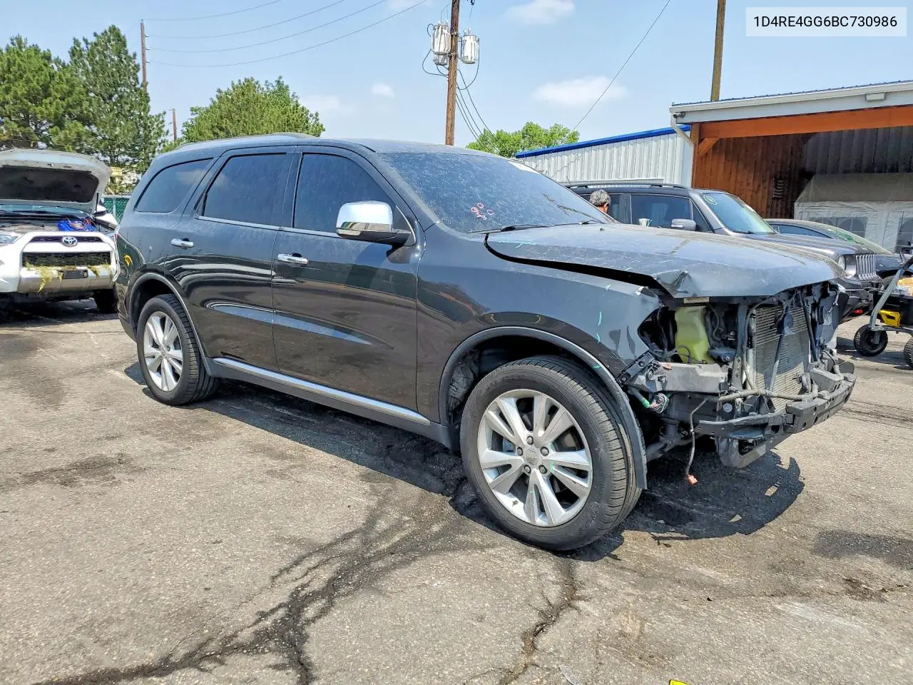 2011 Dodge Durango Crew VIN: 1D4RE4GG6BC730986 Lot: 58813816
