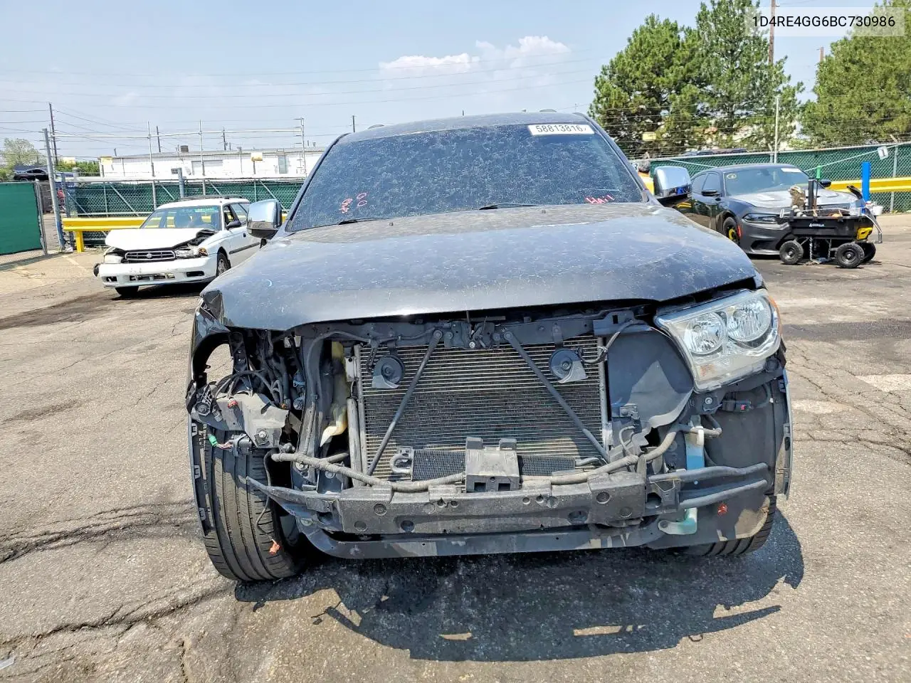2011 Dodge Durango Crew VIN: 1D4RE4GG6BC730986 Lot: 58813816