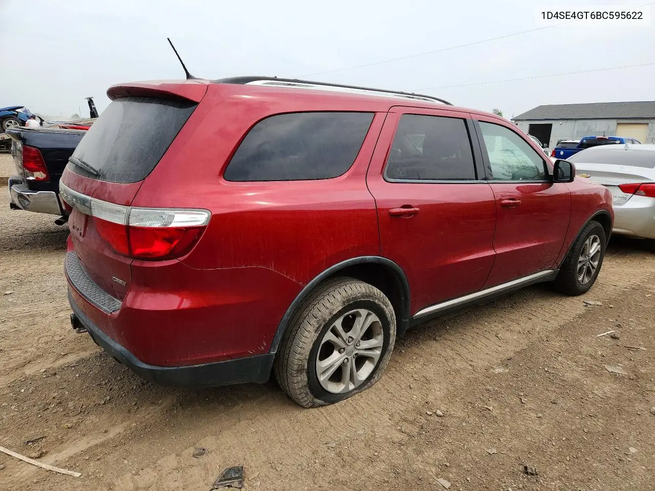 2011 Dodge Durango Crew VIN: 1D4SE4GT6BC595622 Lot: 61225356