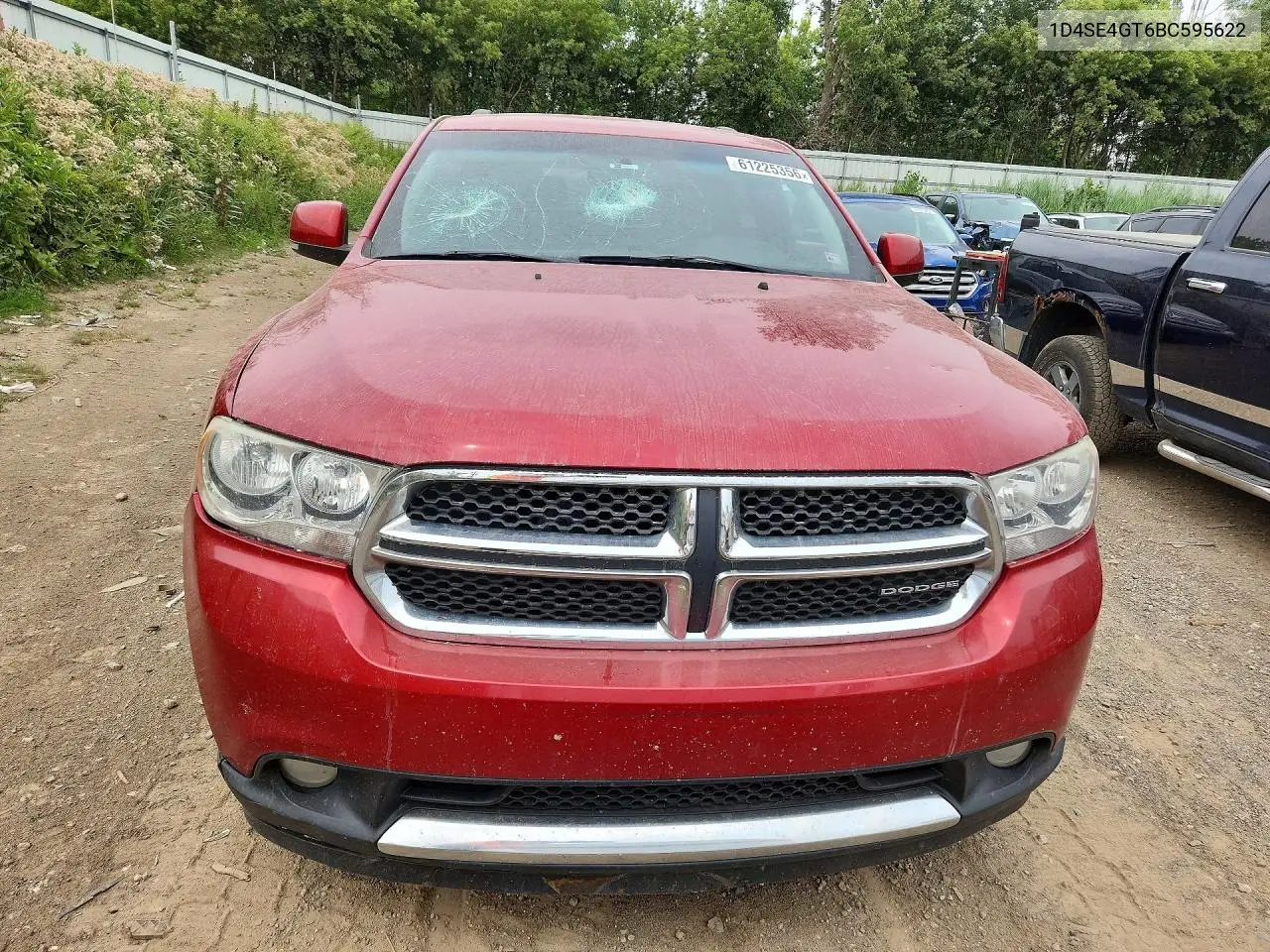 2011 Dodge Durango Crew VIN: 1D4SE4GT6BC595622 Lot: 61225356