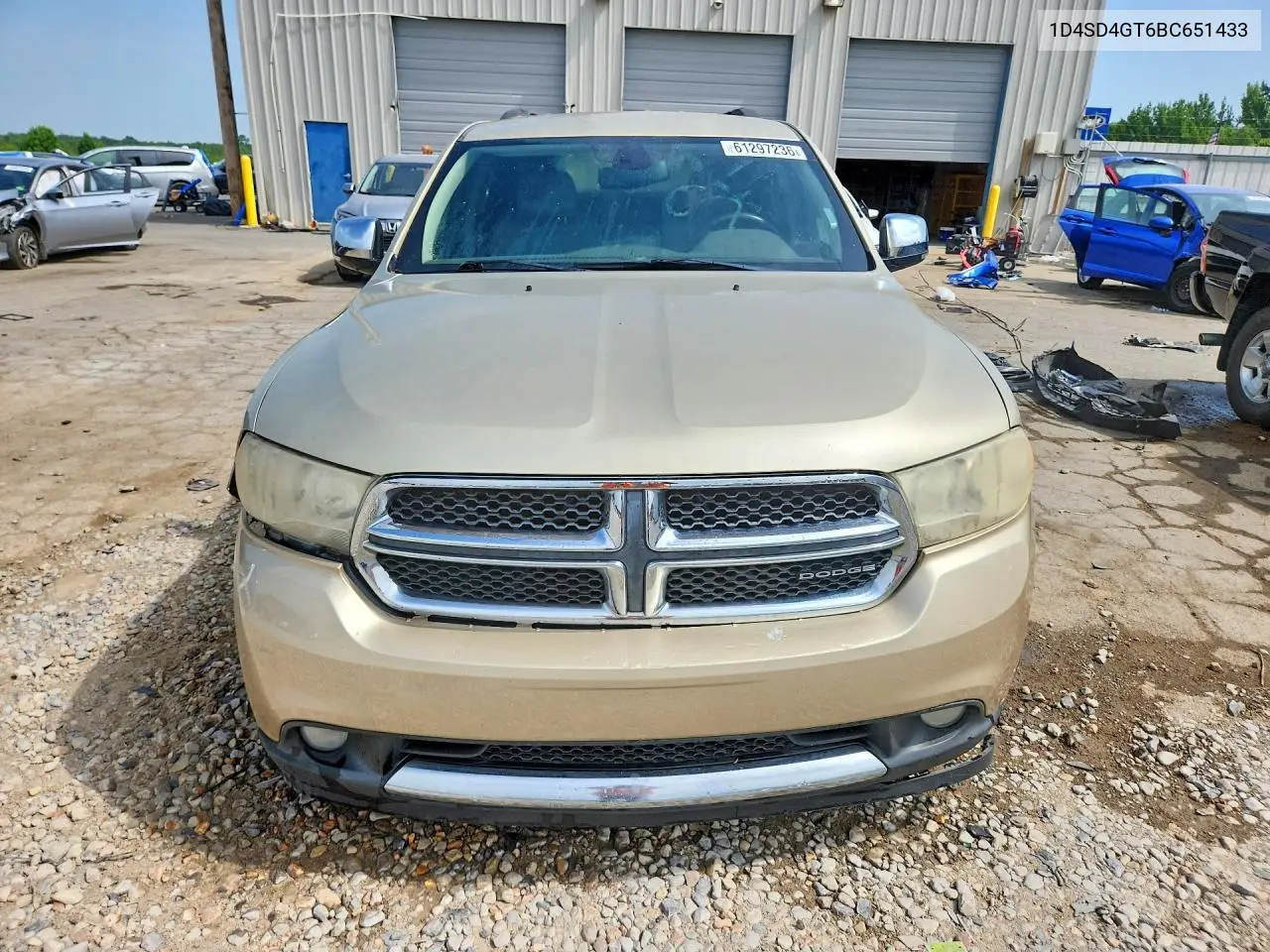 2011 Dodge Durango Crew VIN: 1D4SD4GT6BC651433 Lot: 61297236